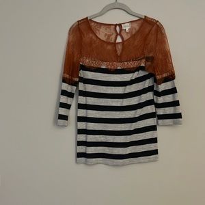 Anthropologie lace sweater